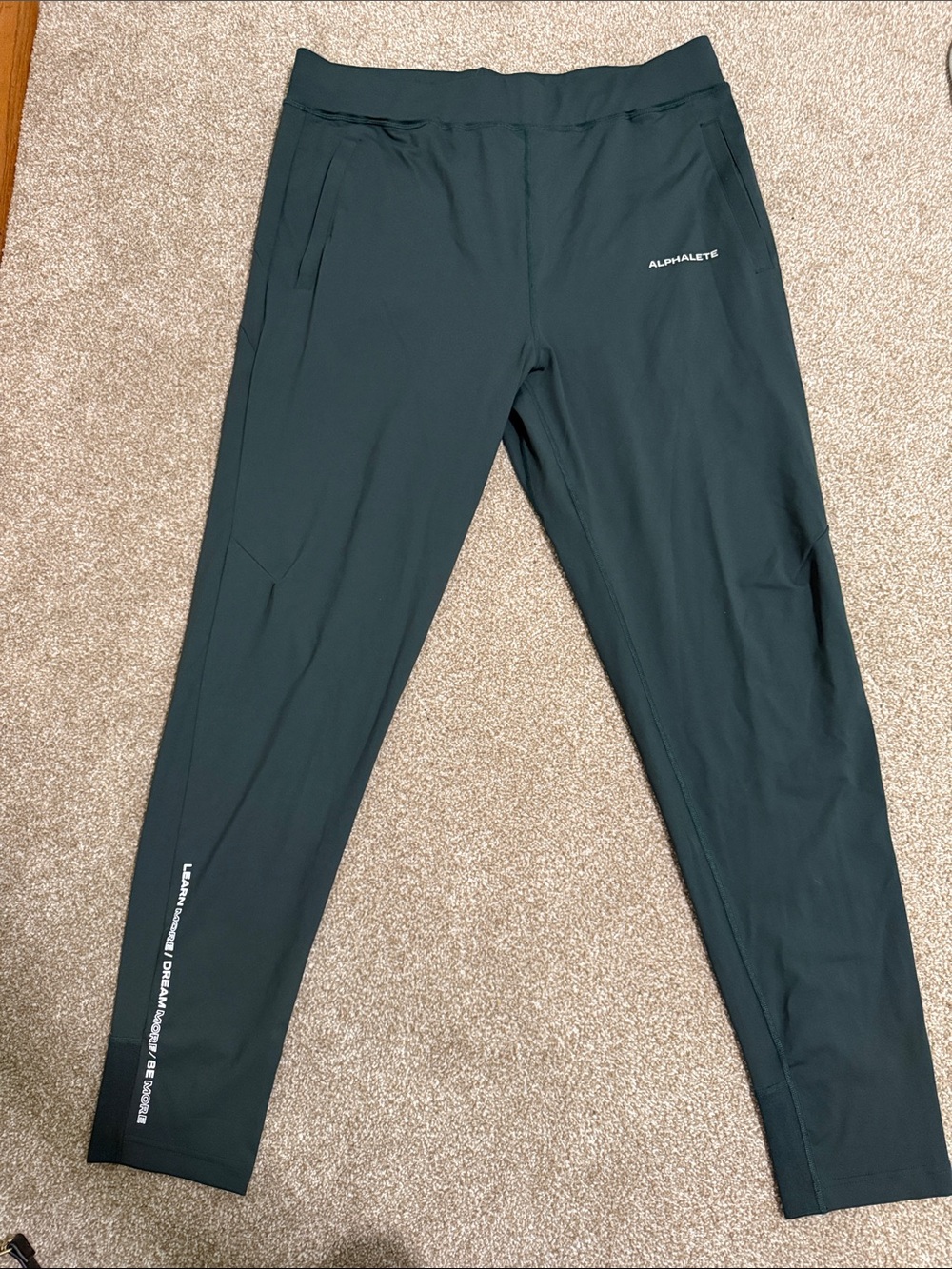 Alphalete Forest Green Performance Joggers